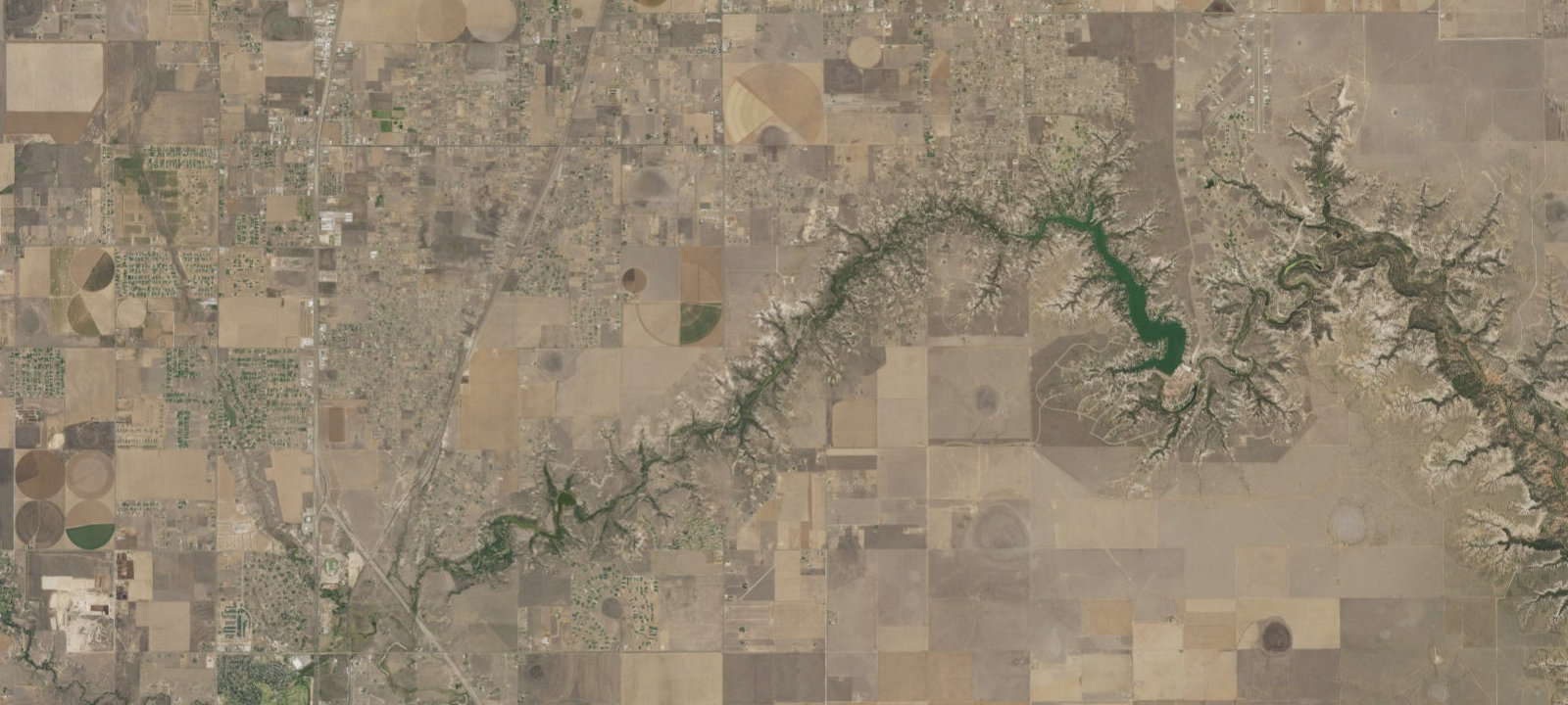 Map of Mesa Flats