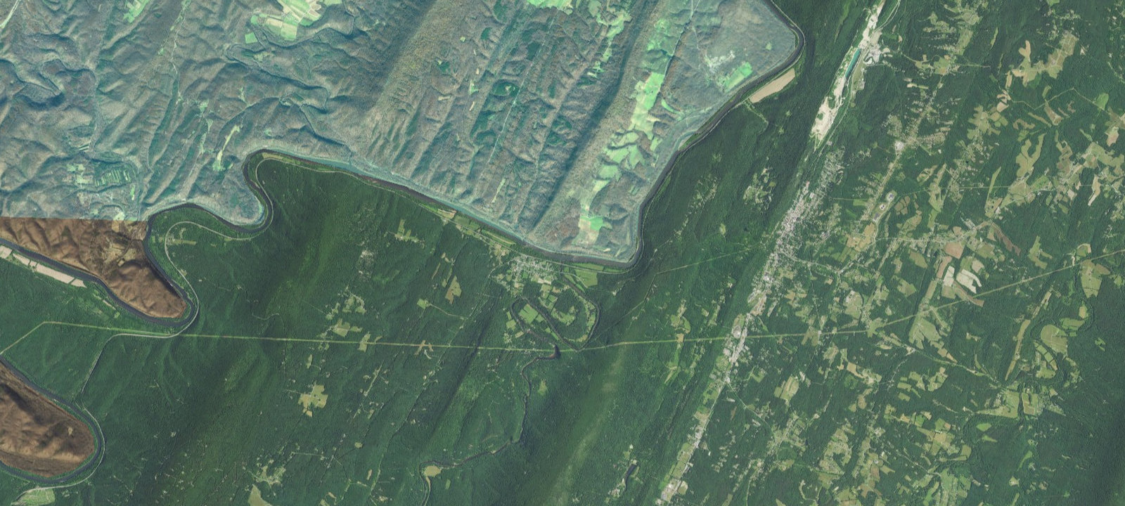 Map of Cacapon Junction Hiker-Biker Campsite