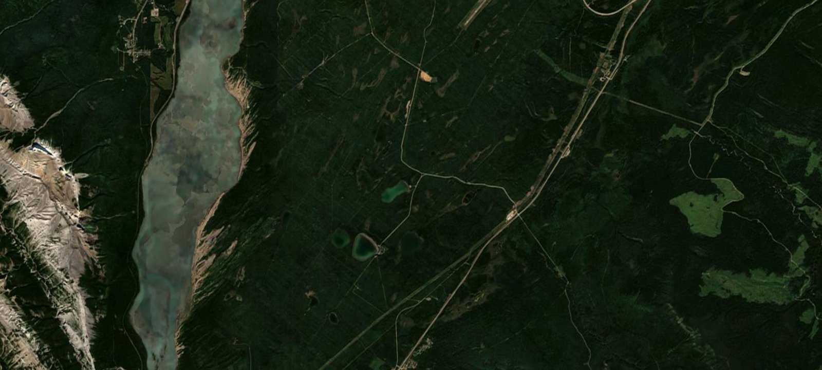 Map of Kinky Lake Campground
