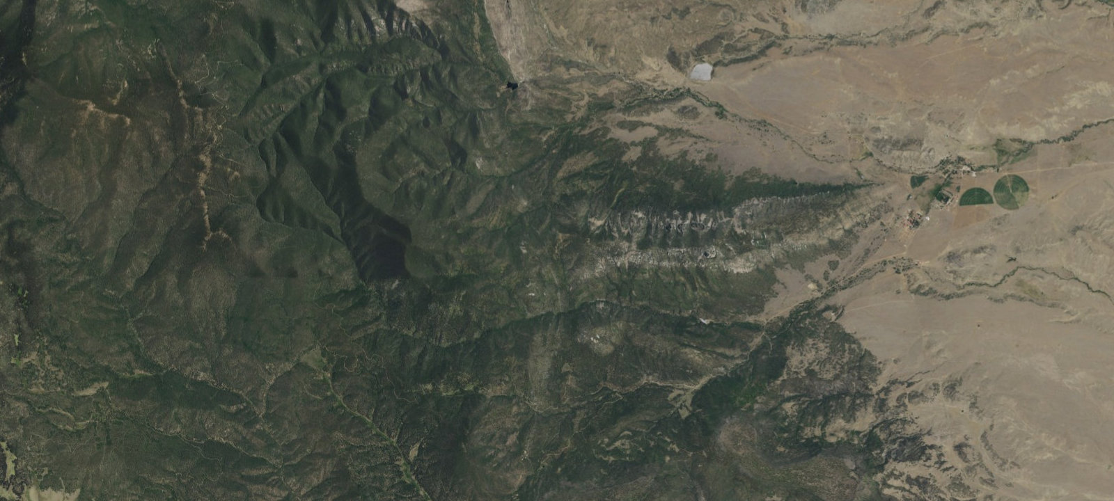 Map of Shaefer's Pass Camp
