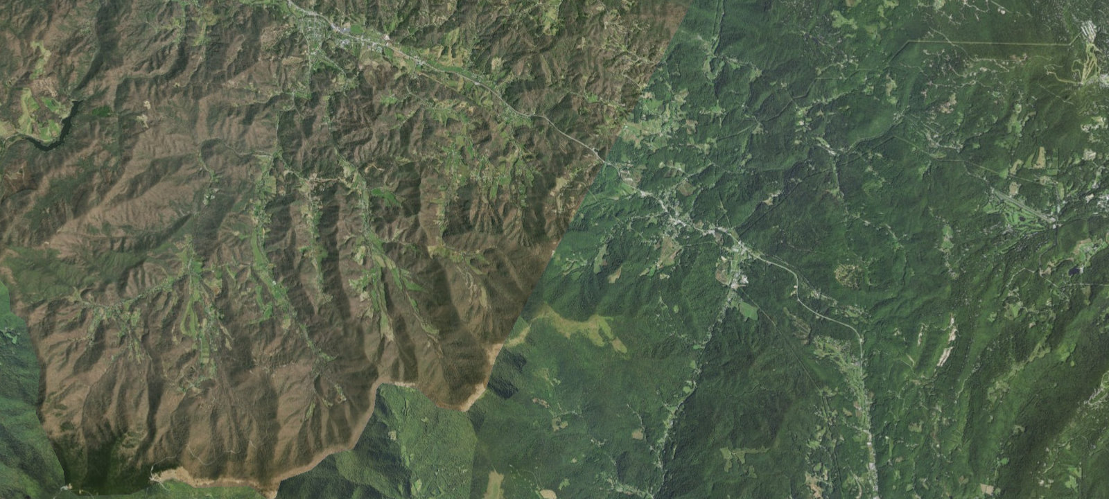 Map of Doll Flats camping area