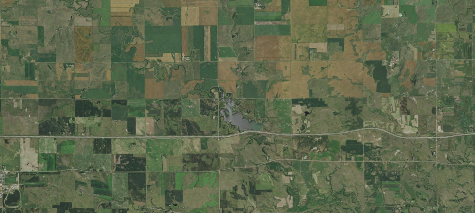 Map of Sweet Briar Lake