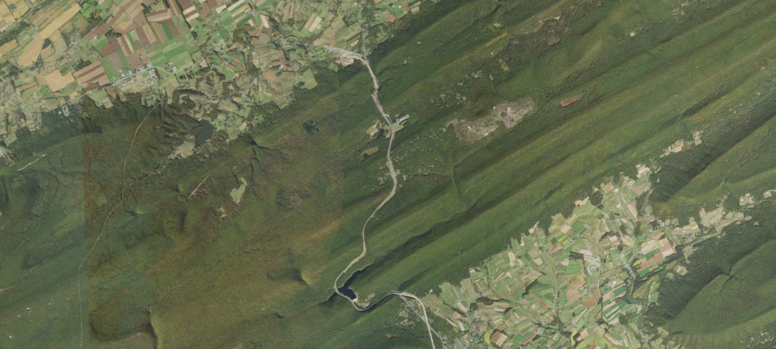 Map of Seven Mountains Campground