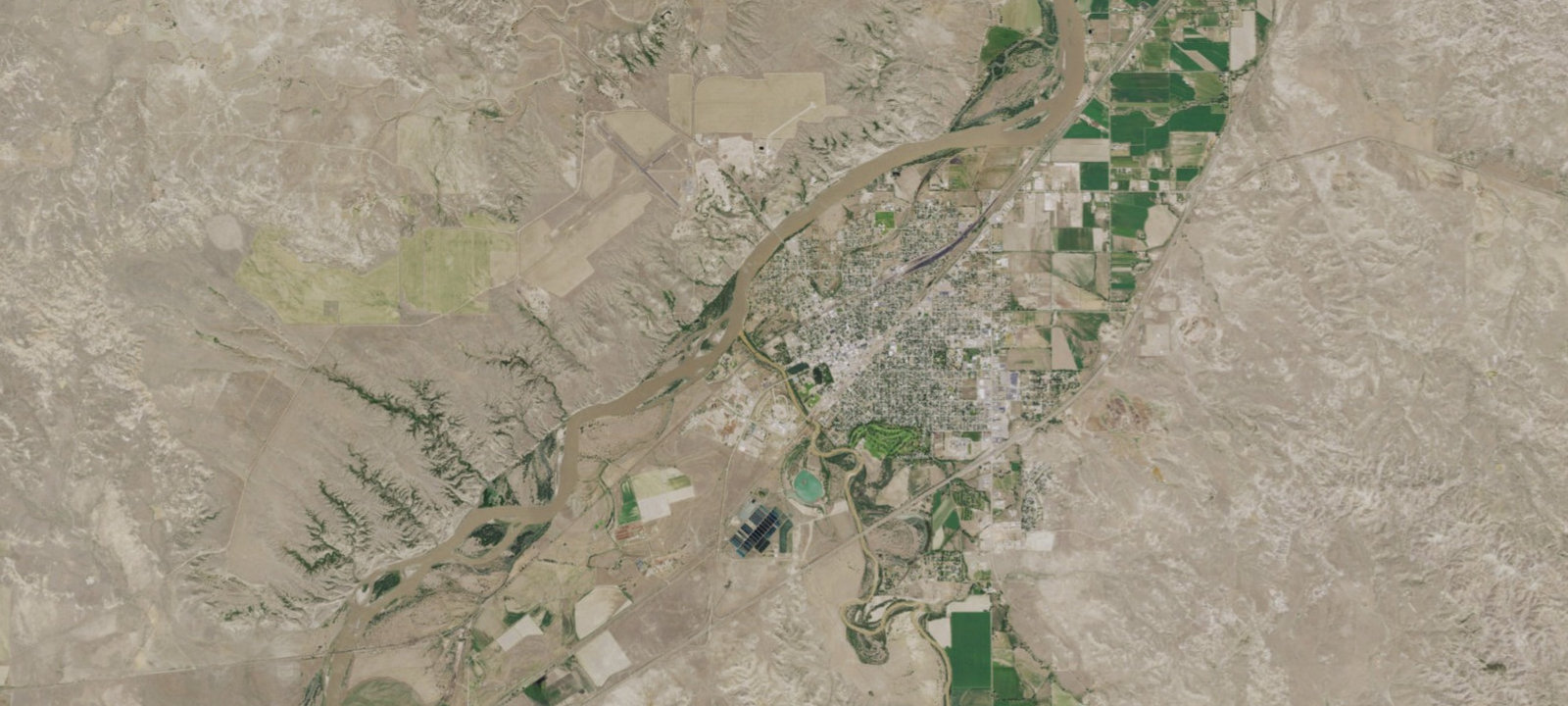 Map of Miles City KOA Journey