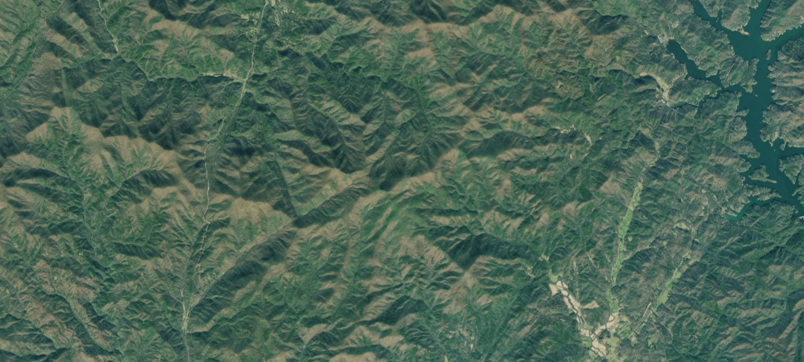 Map of A.T. Tray Mountain Shelter
