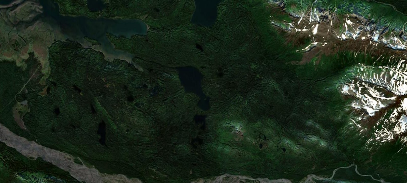 Map of China Poot Lake Campsite