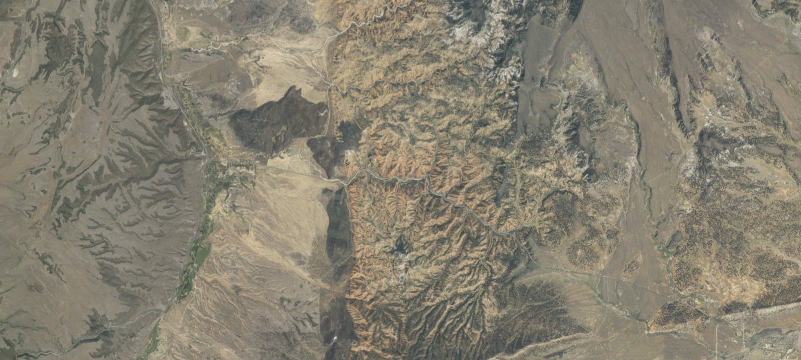 Map of Red Canyon Campground