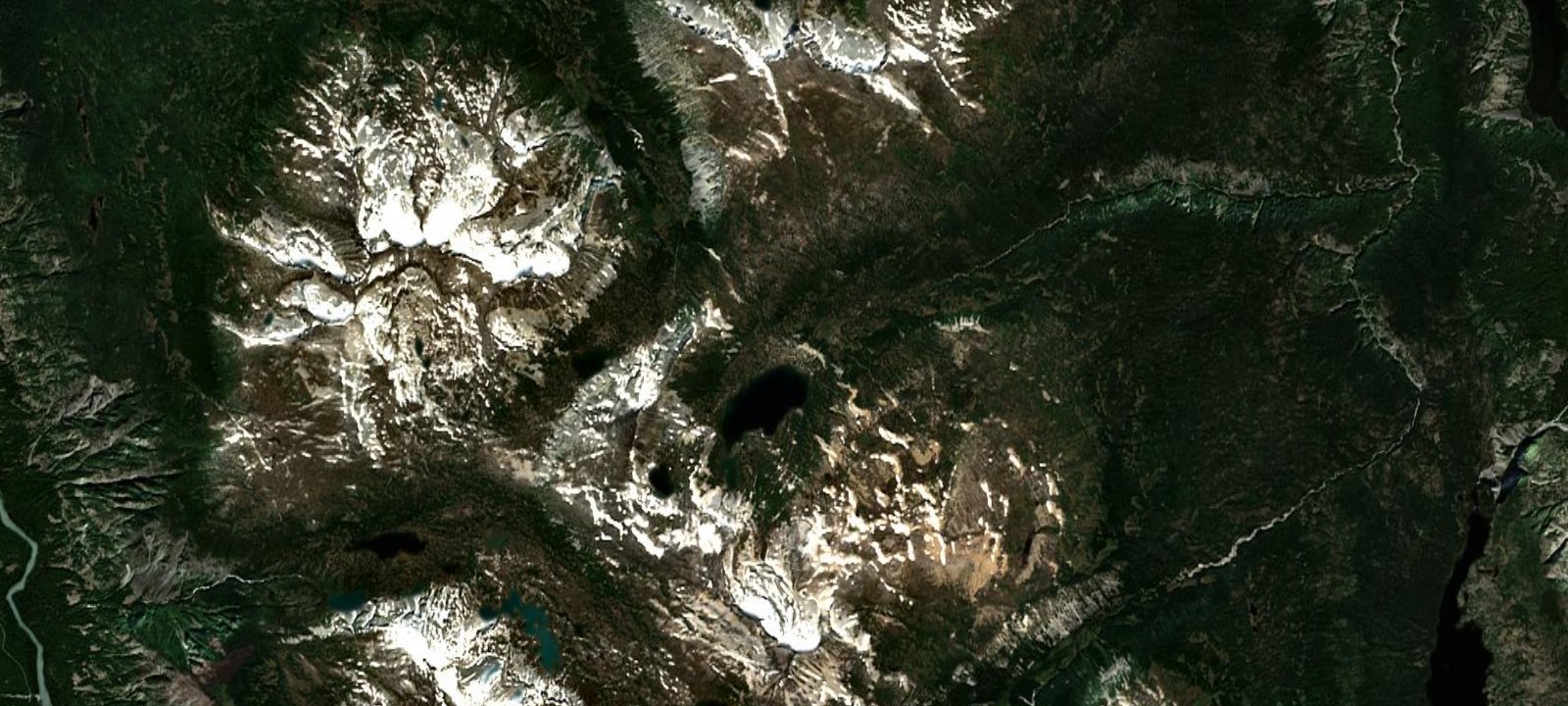 Map of Ptarmigan Lake Camp