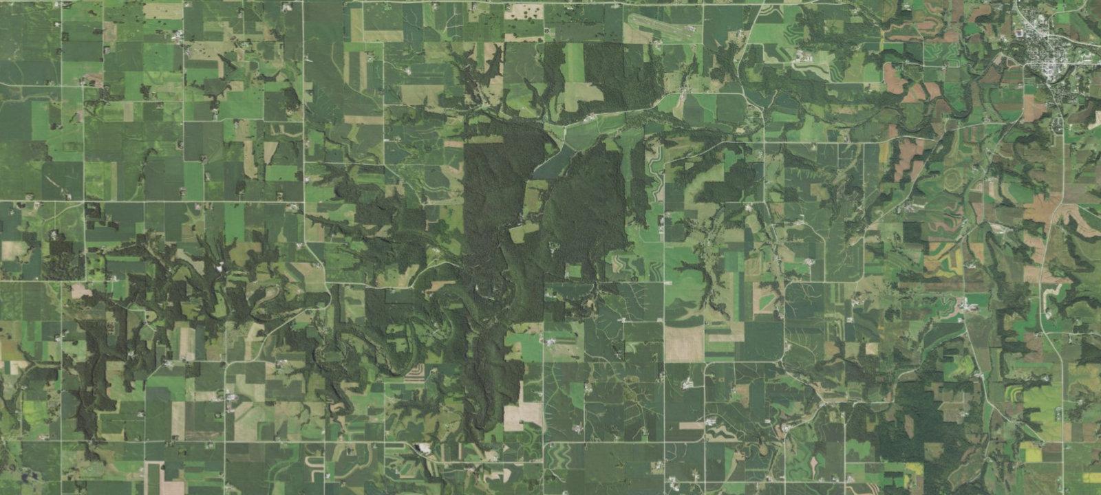 Map of Forestville/Mystery Cave State Park