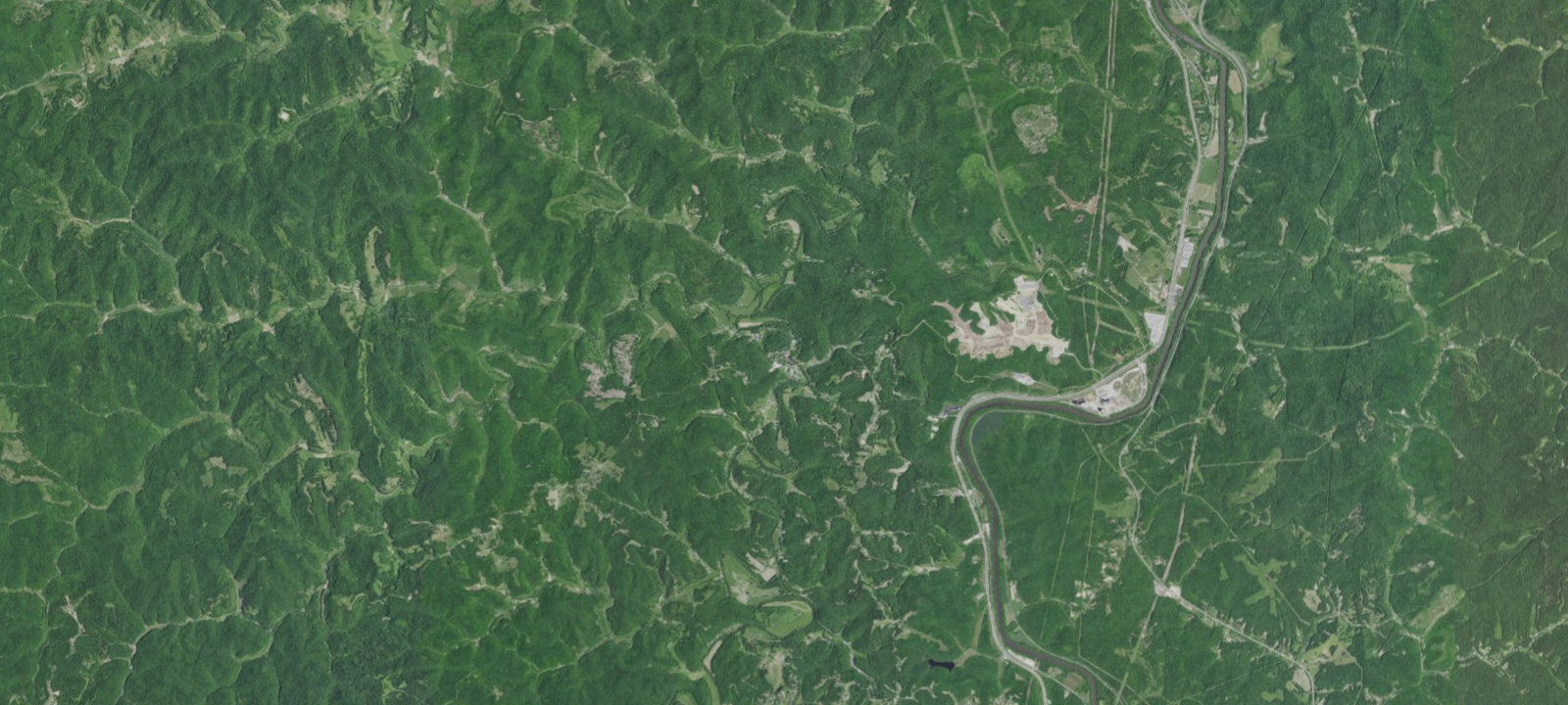 Map of Falls Campground