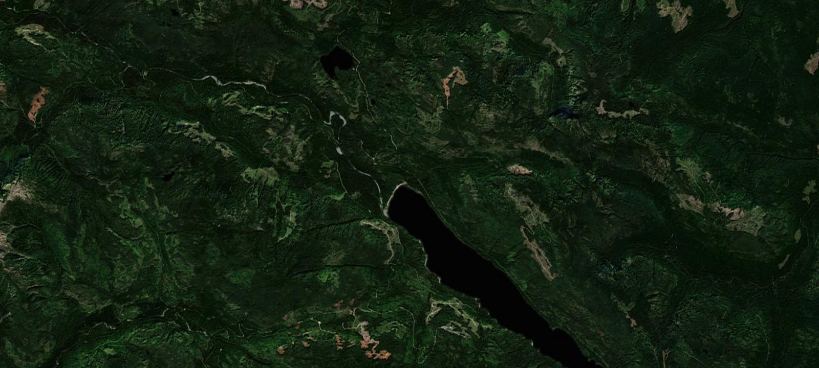 Map of Nahmint Lake Recreation Site
