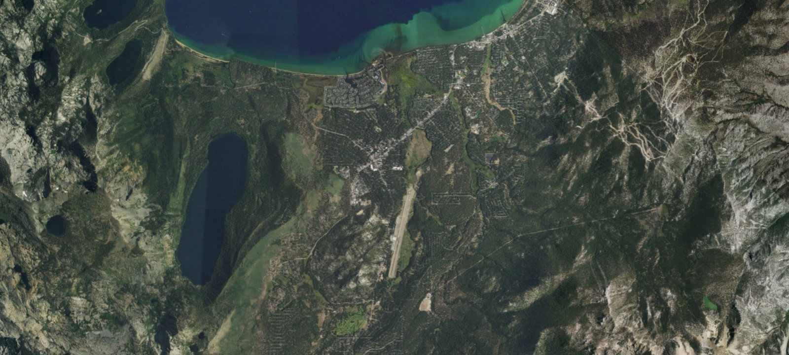 Map of Tahoe Valley Campground