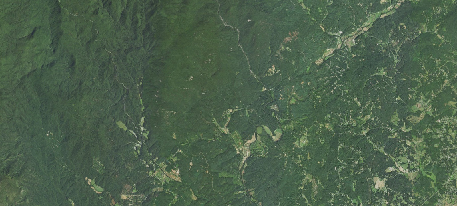 Map of Brown Mountain Cua Roadside Campsites