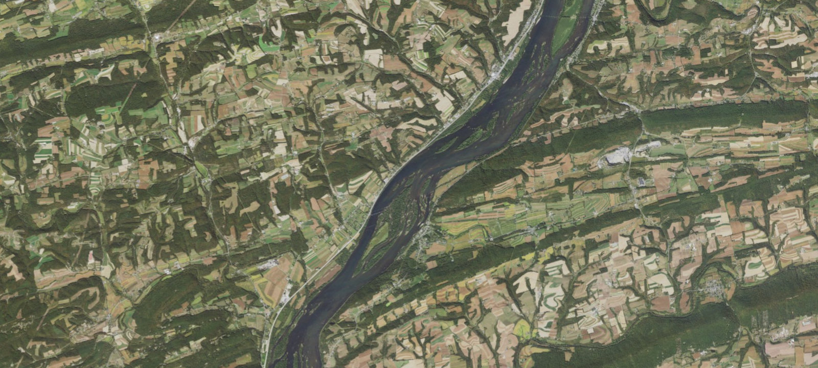Map of River Mile 107 Campsite A