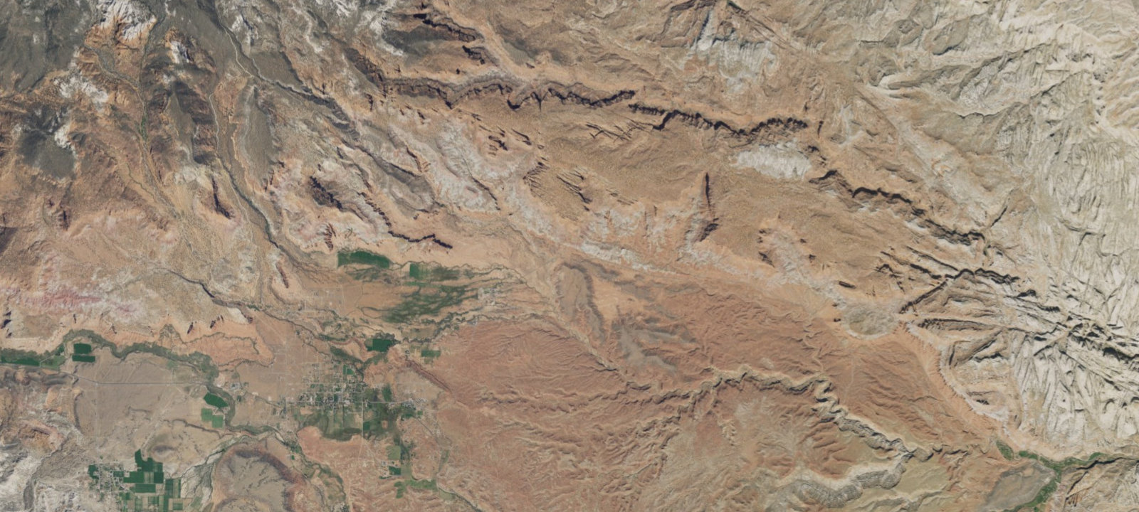 Map of Capitol Reef West Entrance Dispersed Area