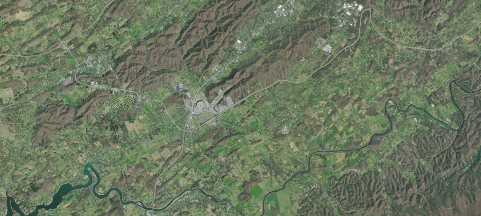 Map of Bristol Campground & Event Parking