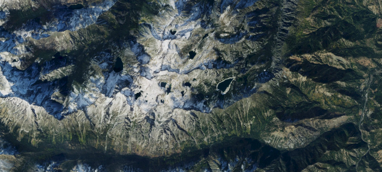 Map of Lake Viviane Backcountry Camping