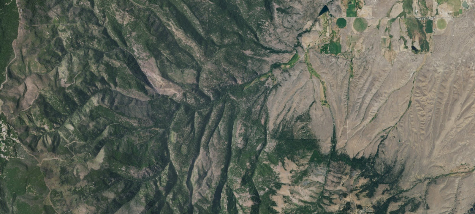 Map of Primitive Camping Area