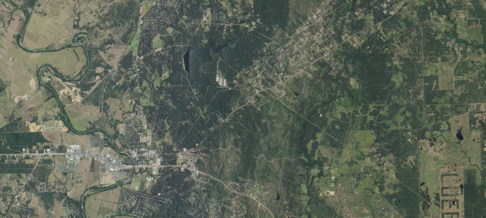 Map of Bastrop State Park