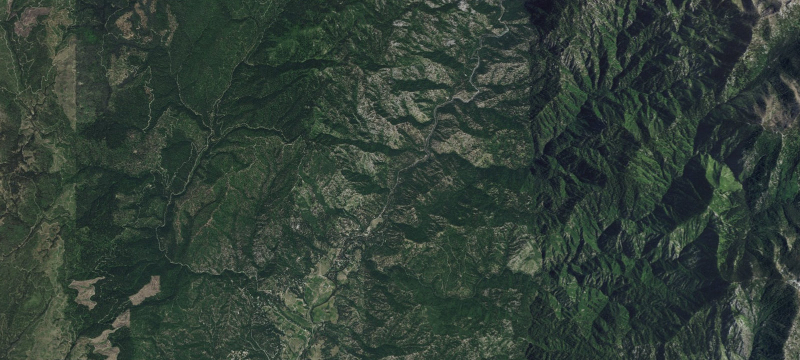 Map of Tie Creek Campground