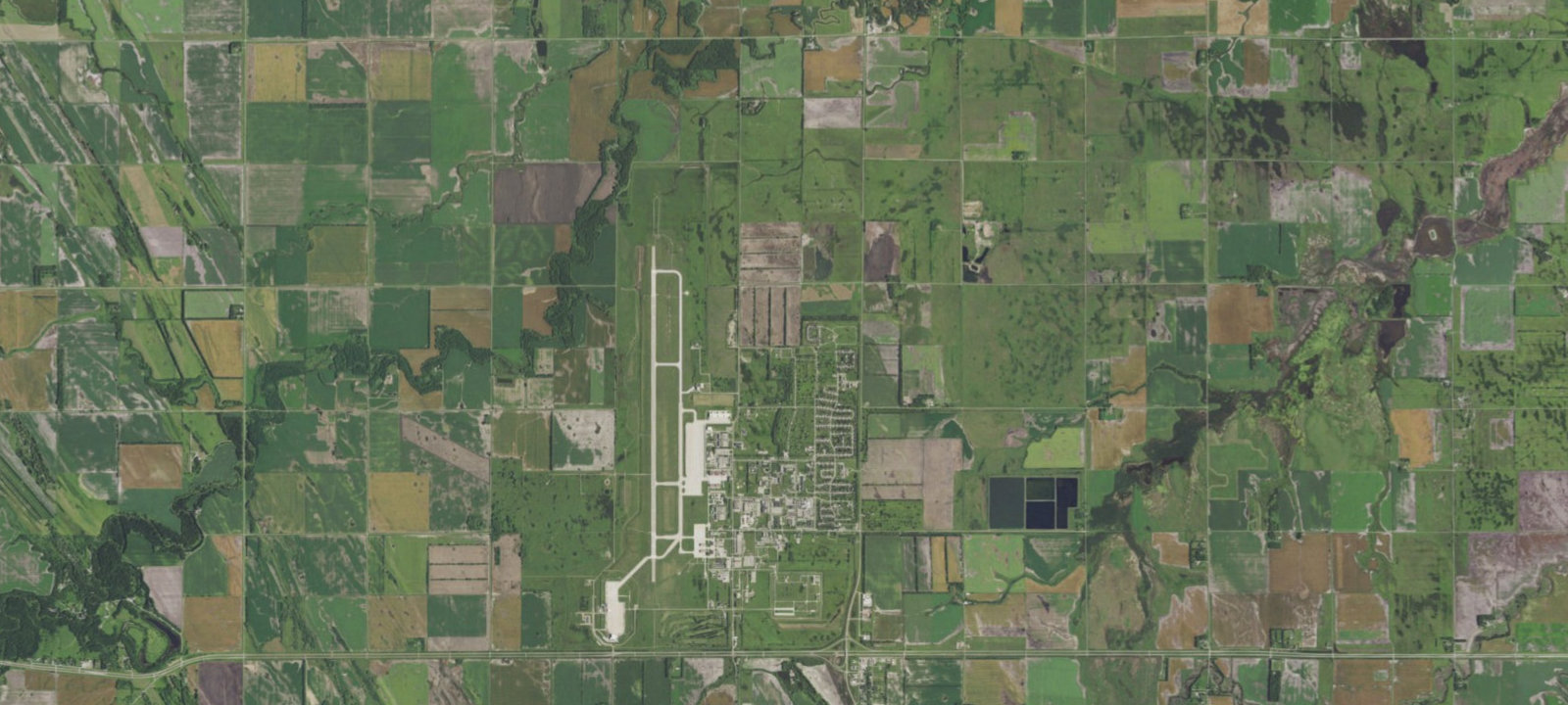 Map of Grand Forks AFB FamCamp