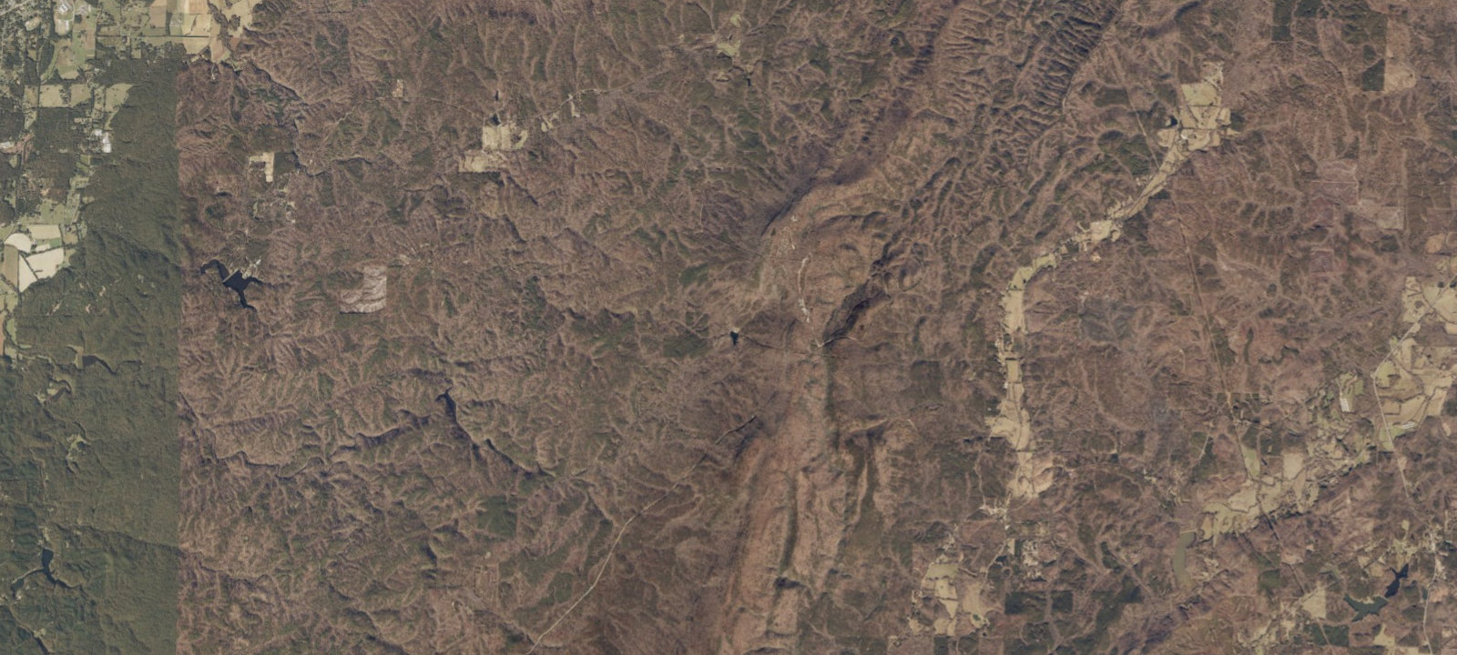 Map of Cheaha State Park Group Campsite