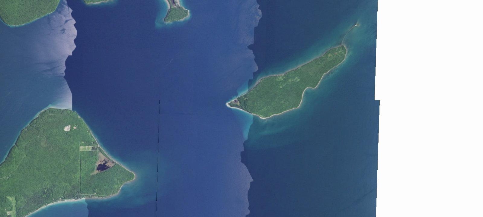 Map of Michigan Island Watercraft Campsite #1