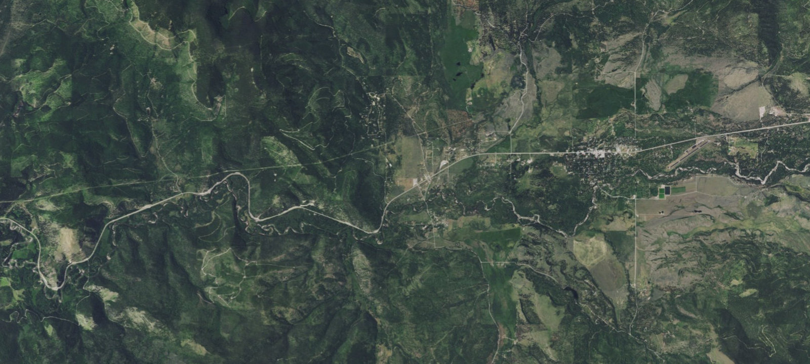 Map of Lost Moose Meadows Campground