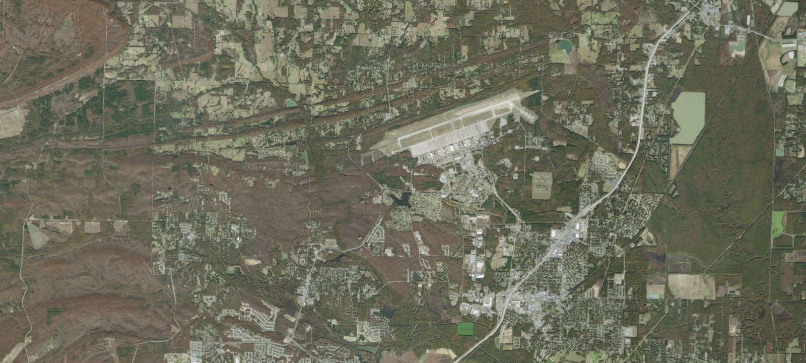 Map of Little Rock AFB FamCamp