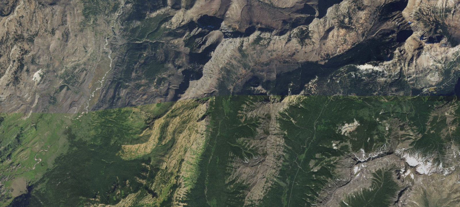 Map of Bliss Pass Jct 3P1