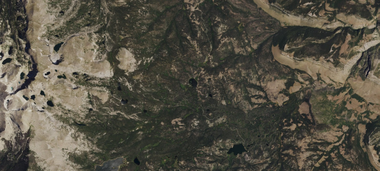 Map of Fiddlers Lake