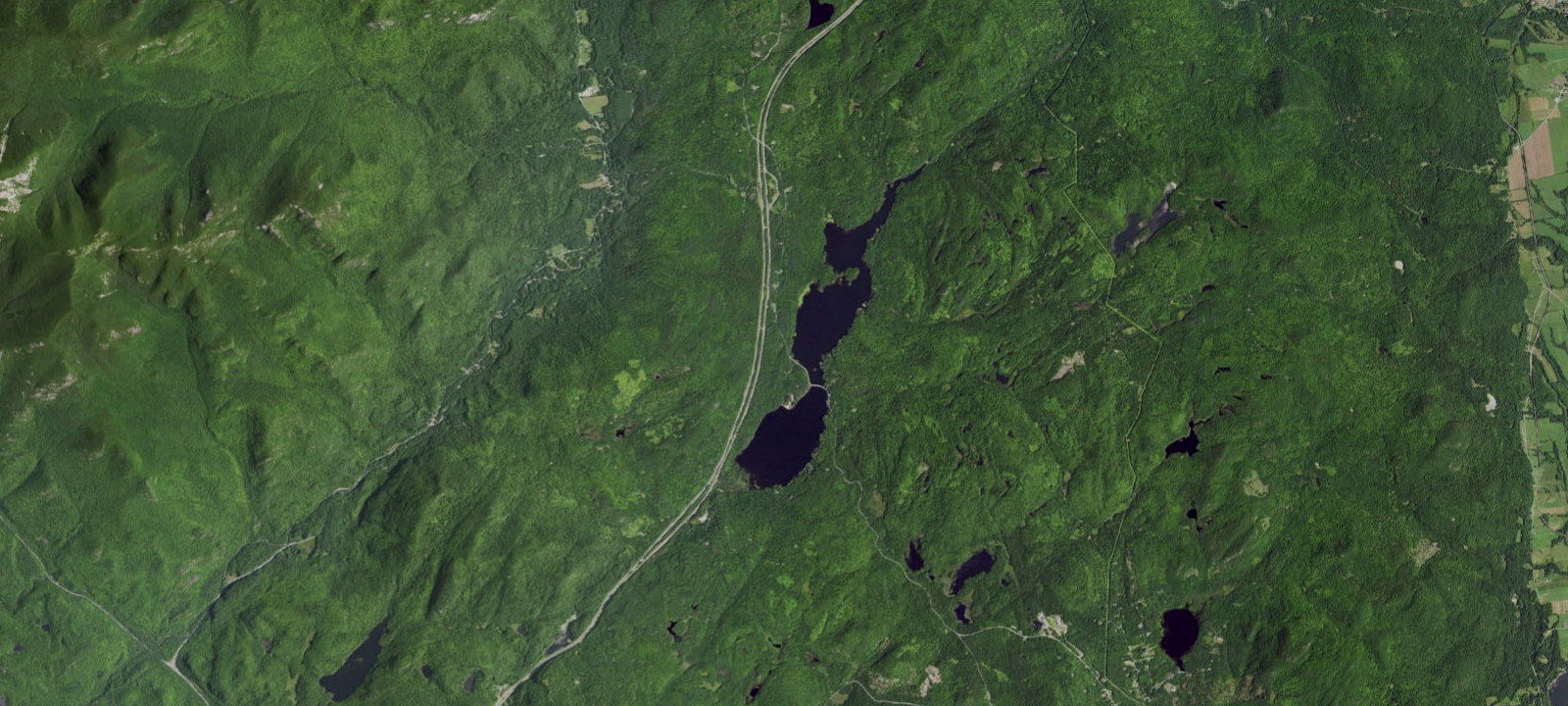 Map of Lincoln Pond Campground