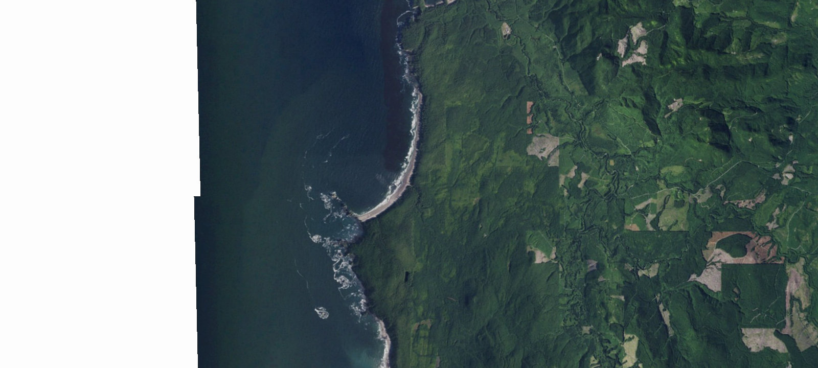 Map of Shi Shi Beach Camping