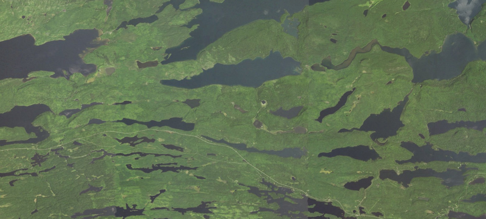 Map of Sock Lake camp site