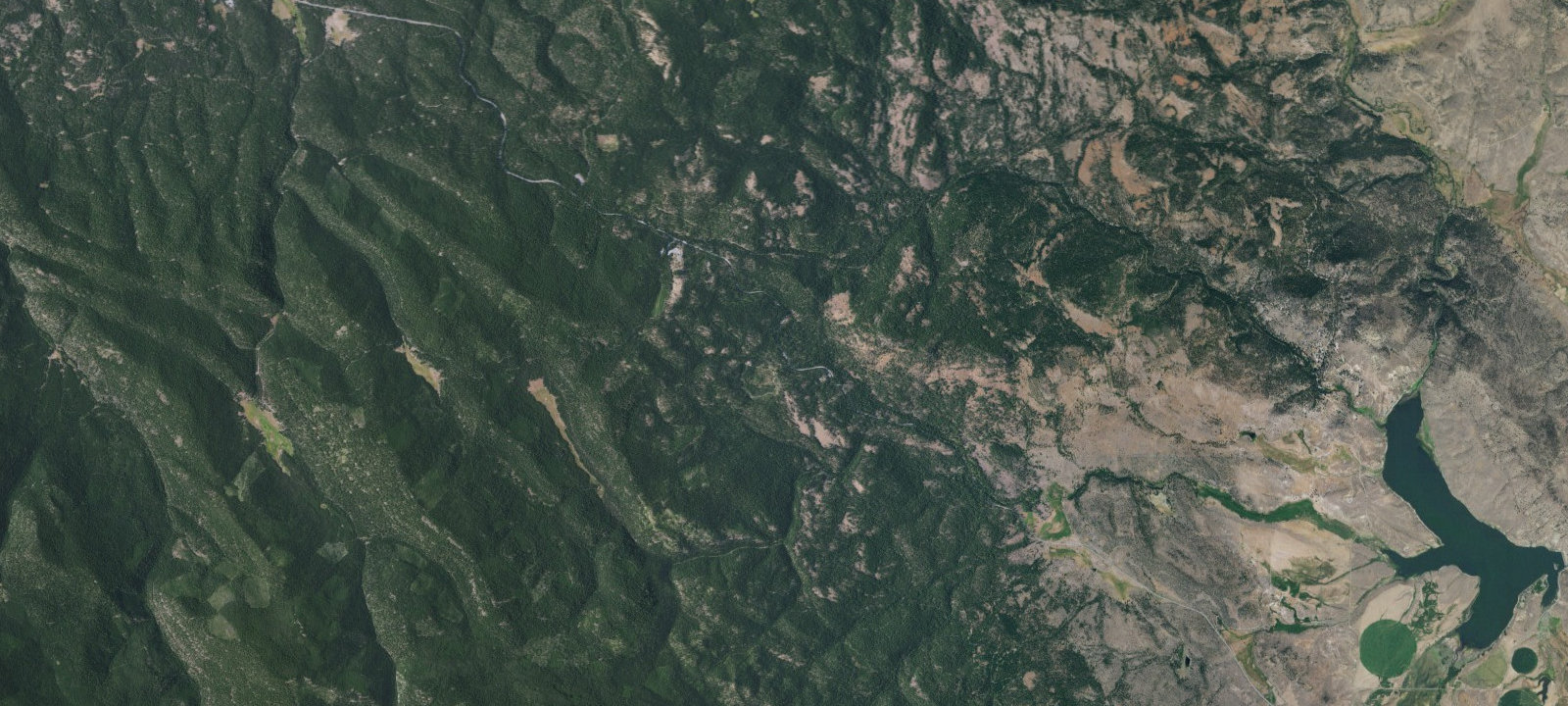 Map of Yellow Pine Campground