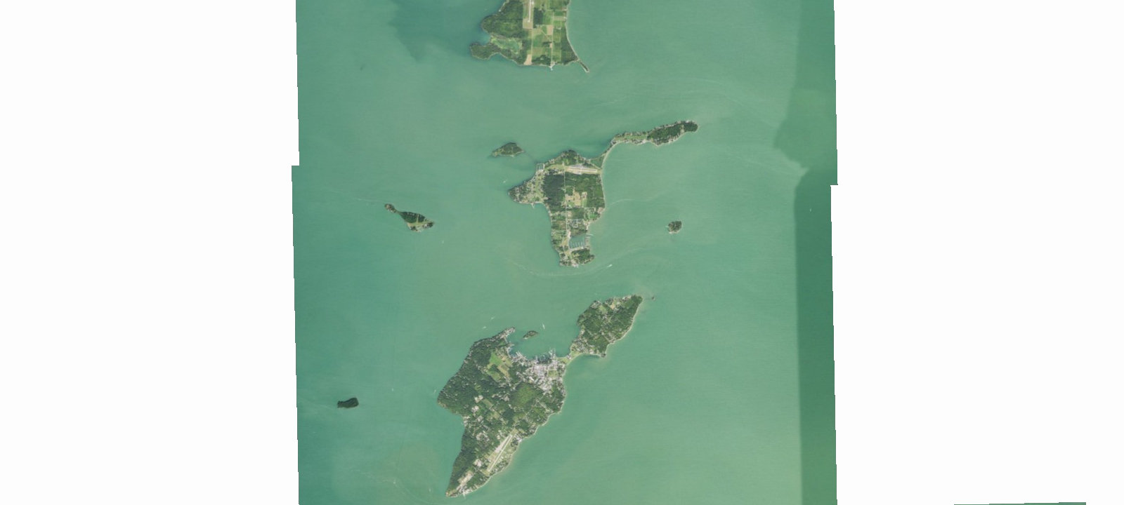 Map of Middle Bass Island State Park Campground