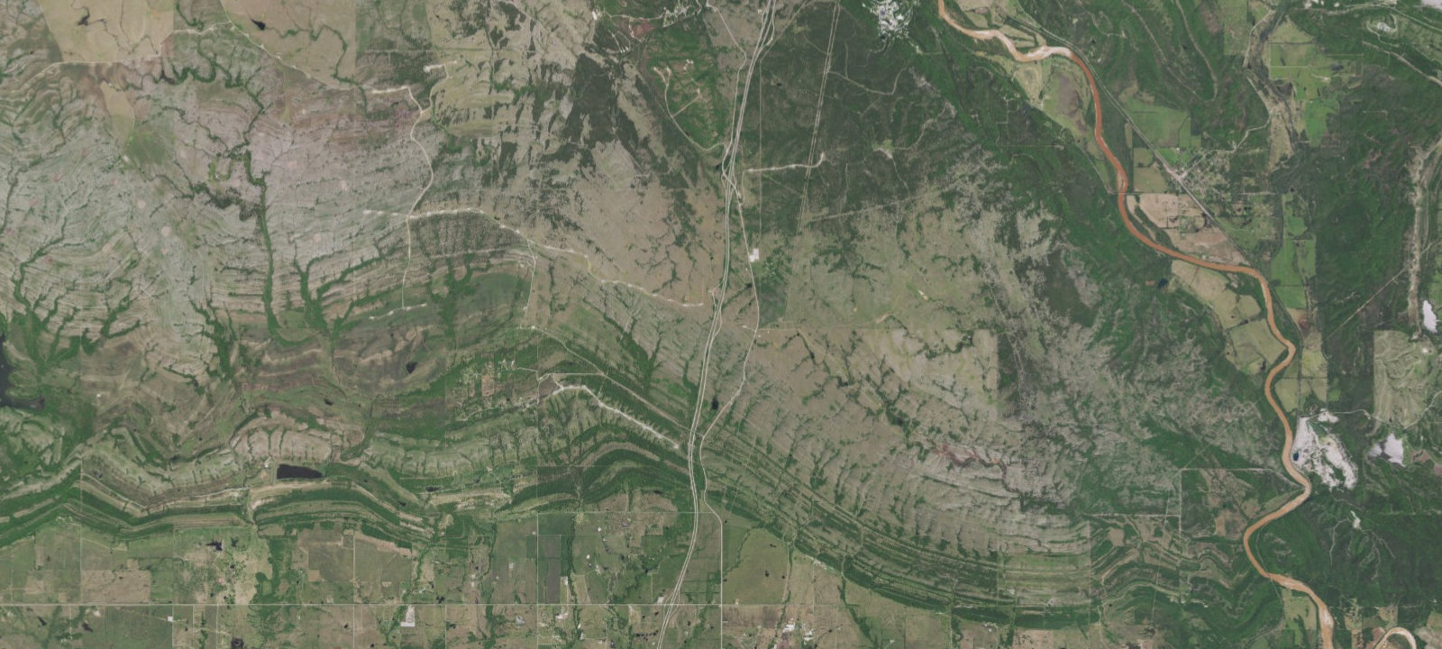 Map of I-35 NB Parking Area #4