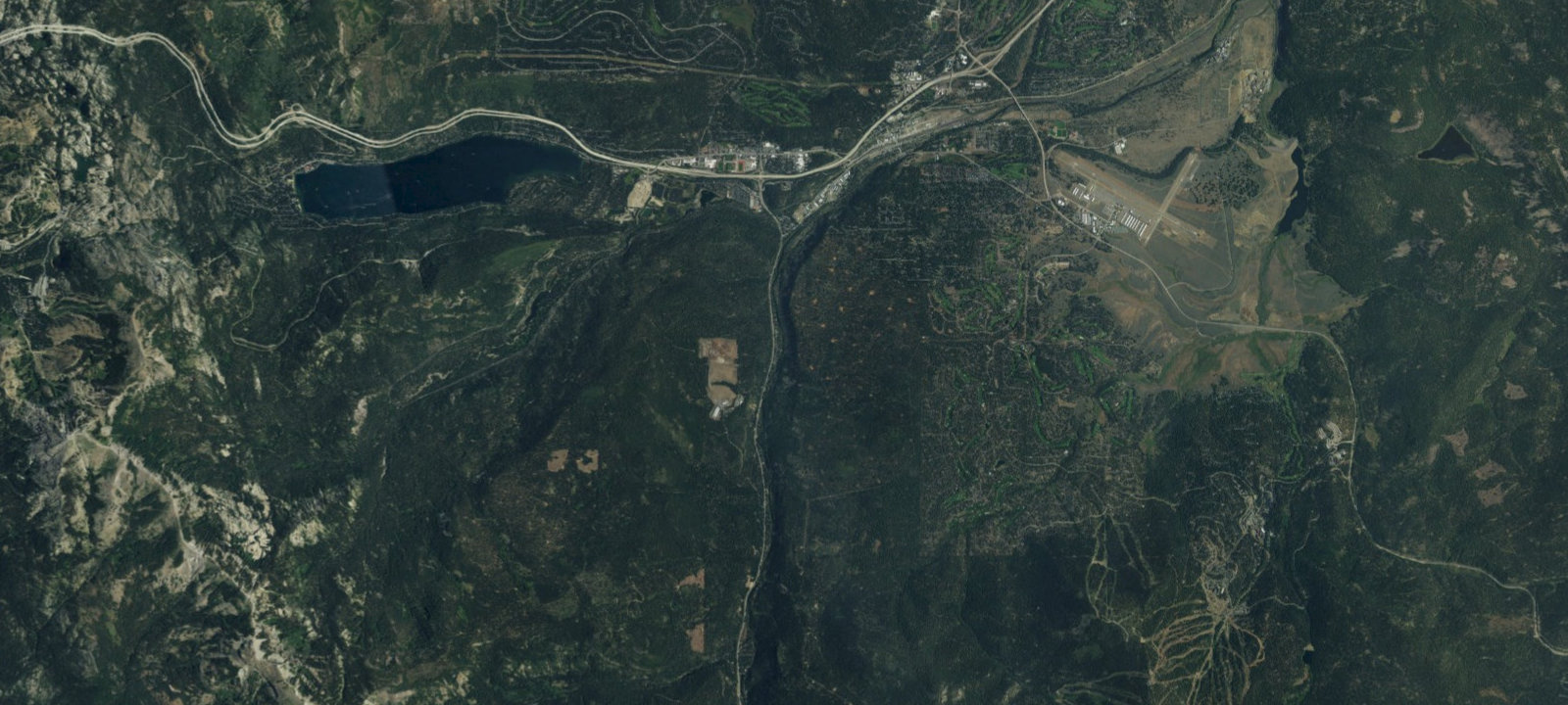 Map of Granite Flat Campground