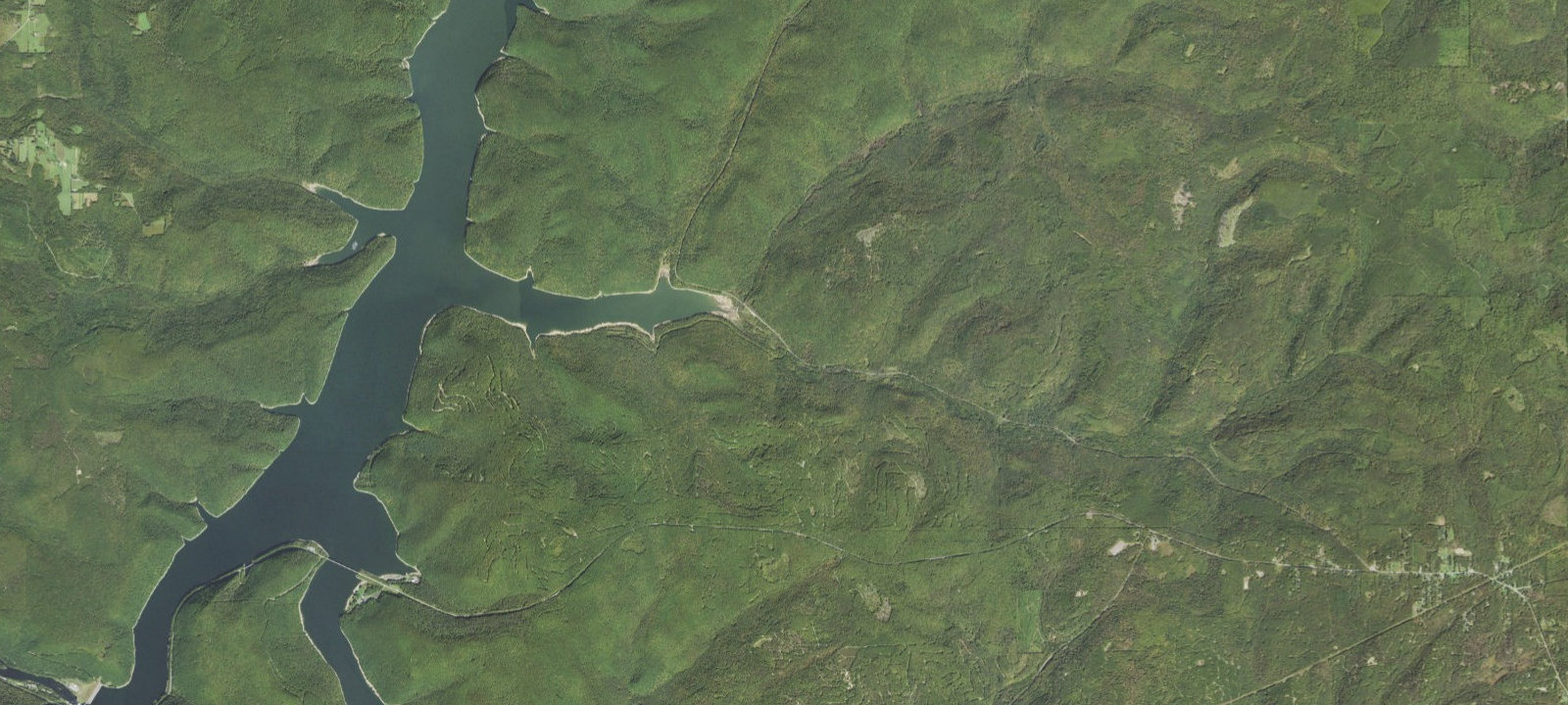 Map of Fishing Hole Campsite