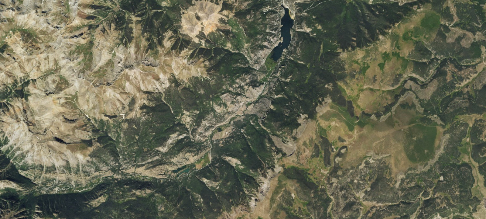 Map of Lake Fork Dispersed Campsite 1