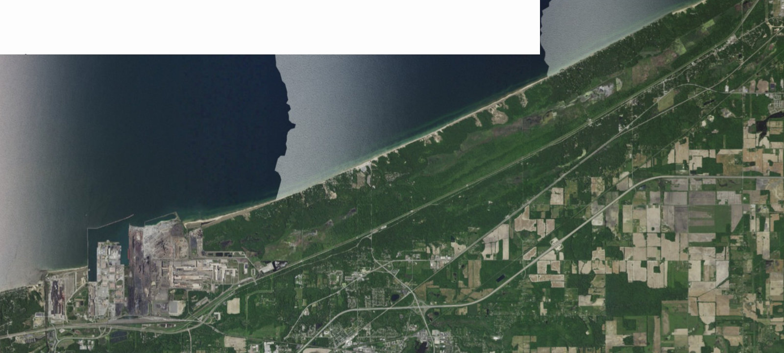 Map of Indiana Dunes State Park Campground