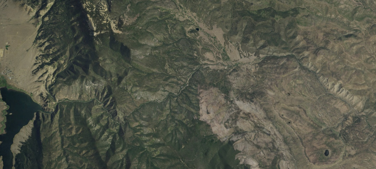 Map of Ponderosa Campground