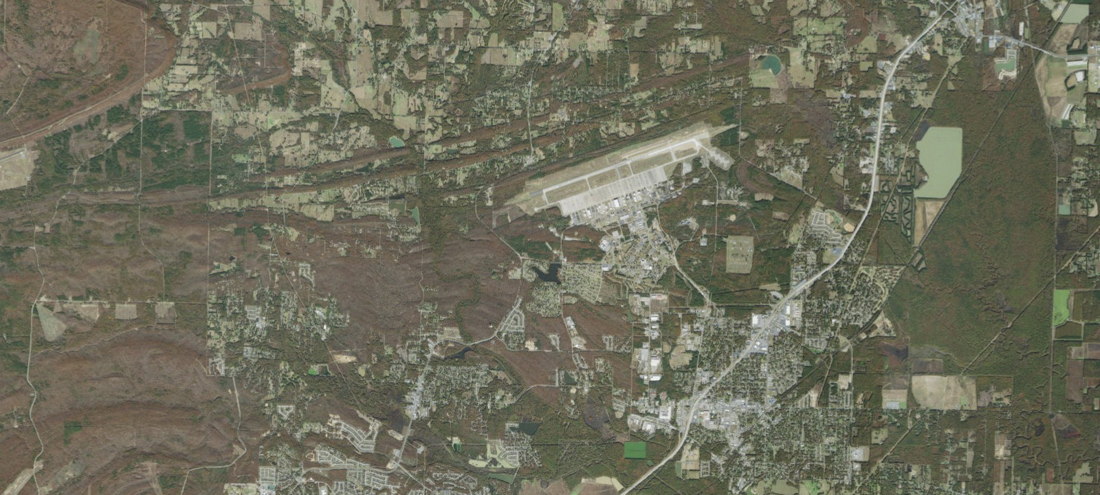 Map of Little Rock AFB FamCamp