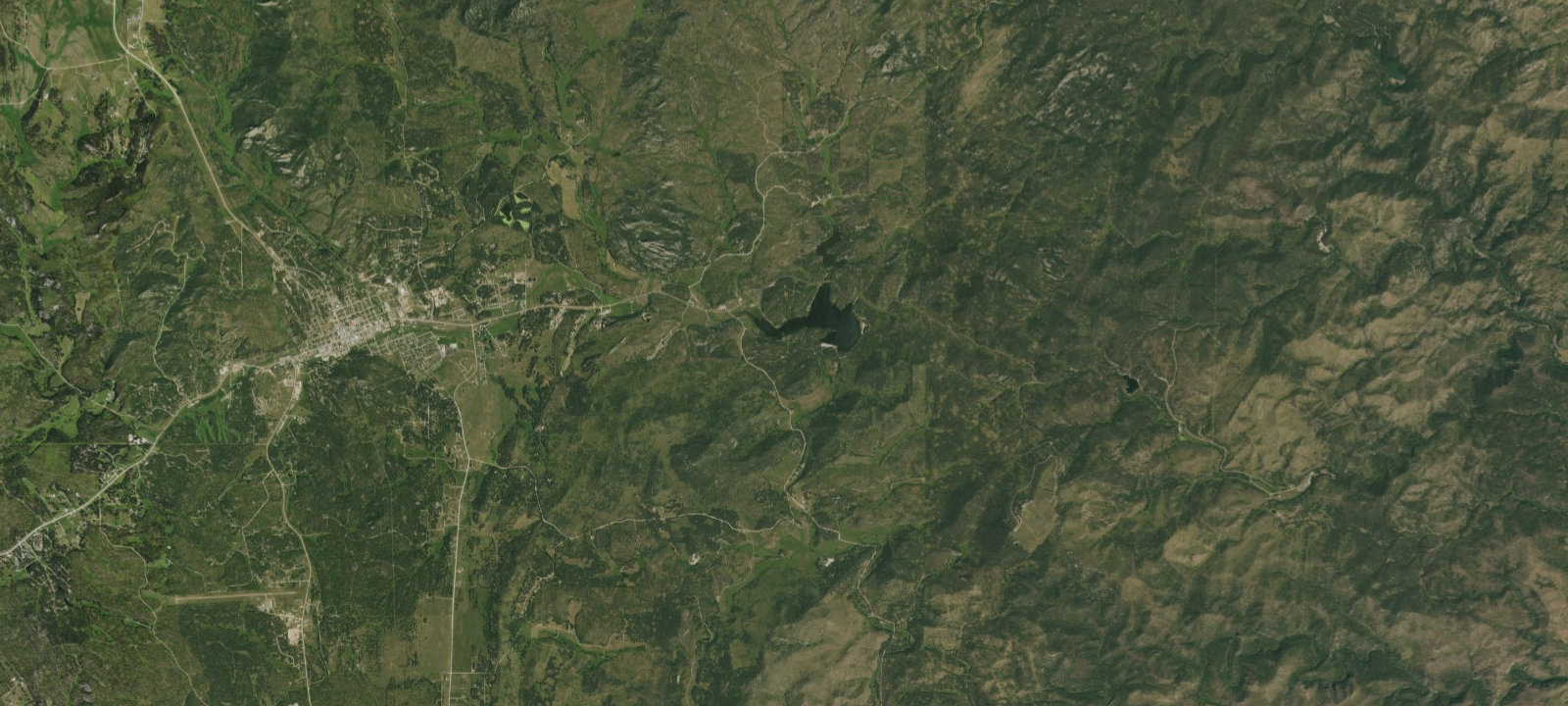Map of Stockade Lake South Campground