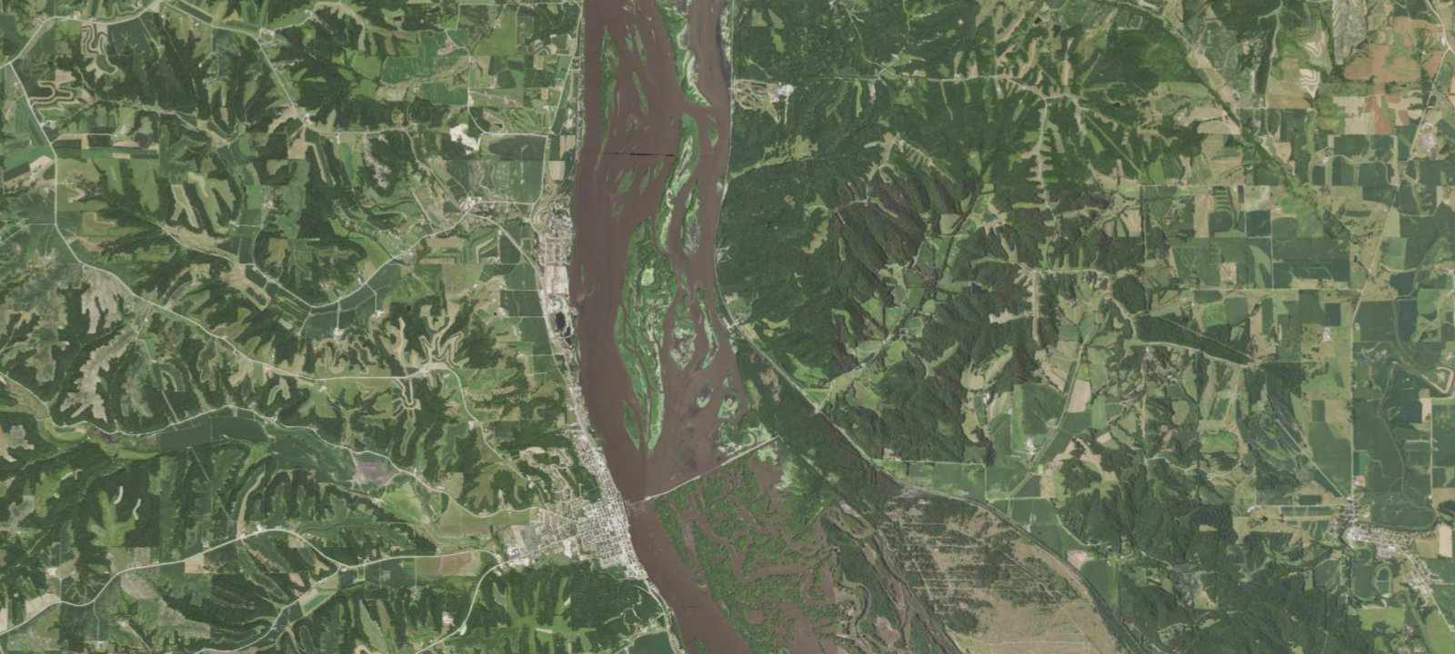 Map of Blanding Landing