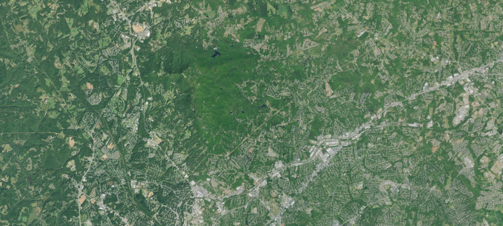 Map of Paris Mountain State Park Campground