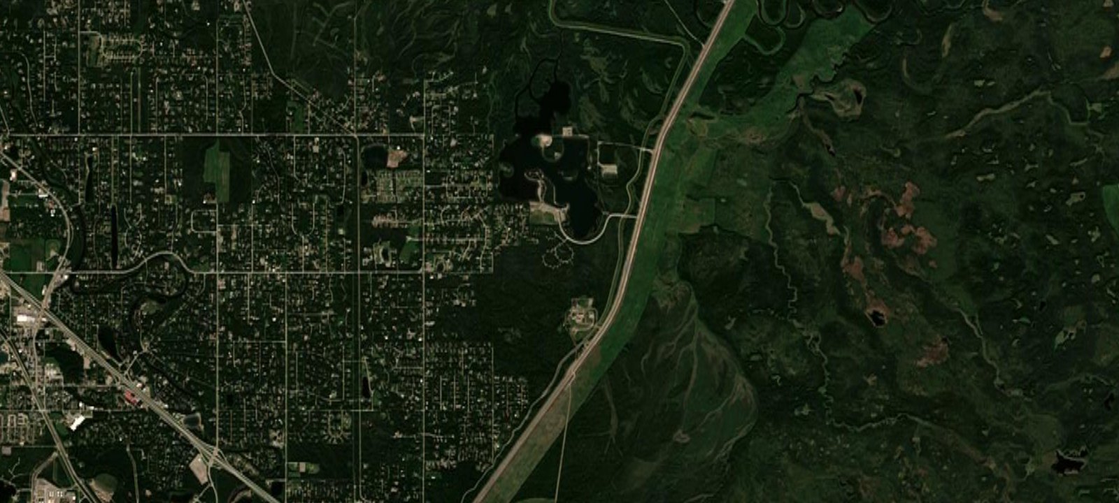 Map of Chena Lake Recreation Area