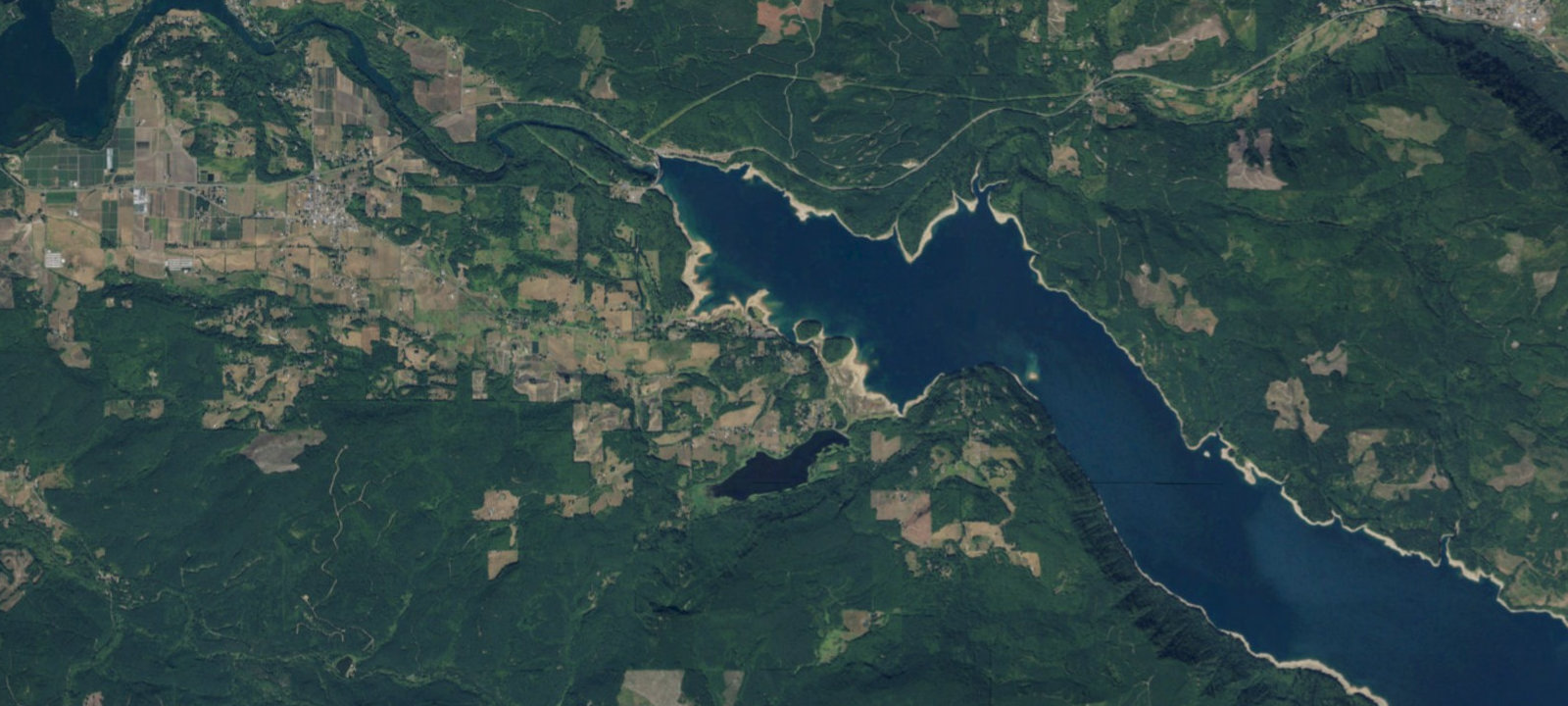 Map of Riffe Lake Campground