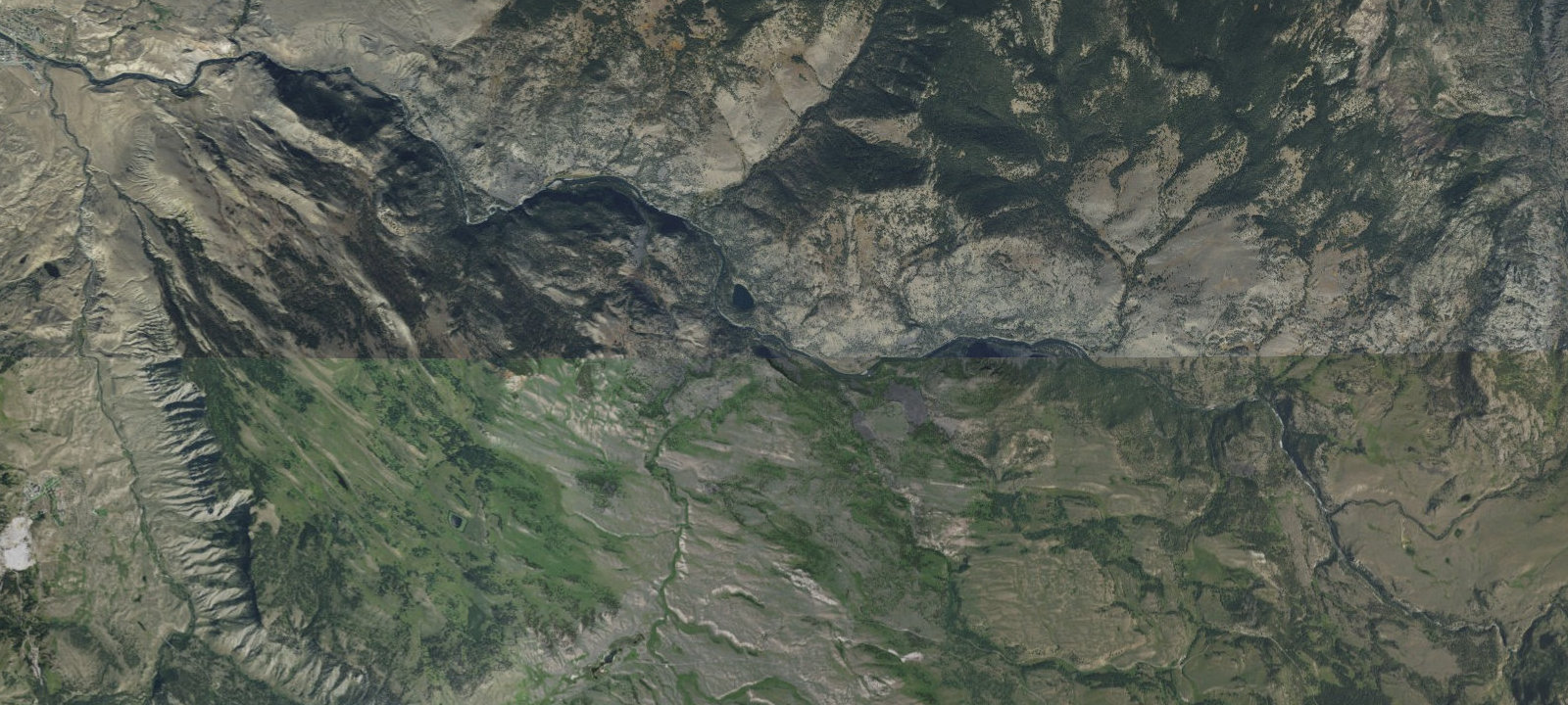 Map of E of Blacktail Cabin