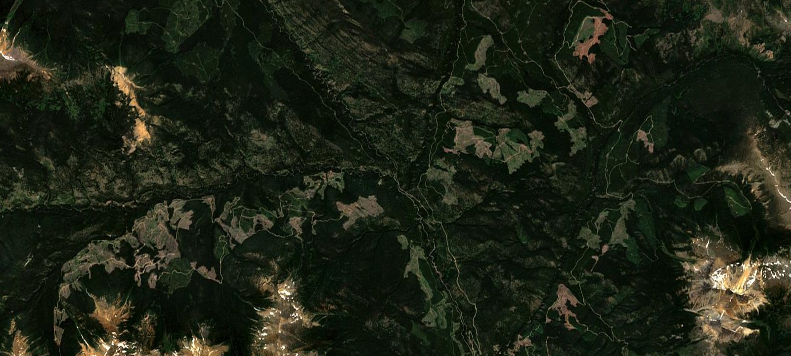 Map of Tyaughton Creek Recreation Site Campground